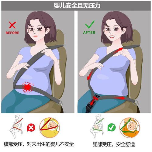 孕妇安全带汽车专用防勒肚车载怀孕晚期开车神器车用辅助托腹用品