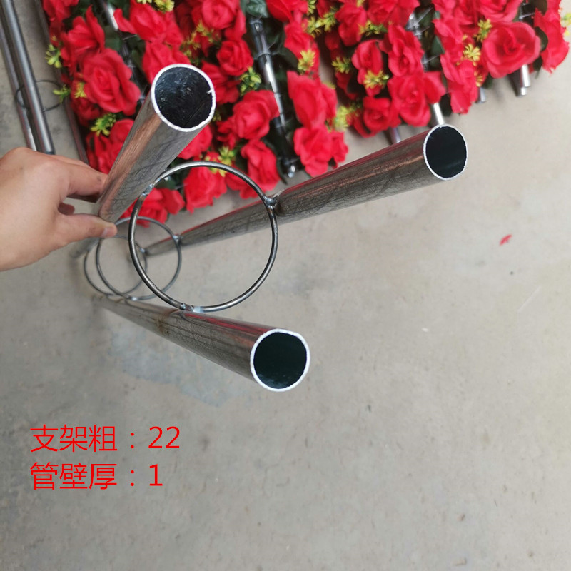 婚庆绢花拱门定做加粗花门架子铁艺可拆卸拱门支架定制尺寸花拱门