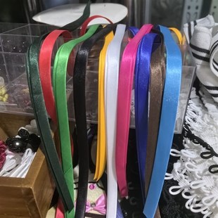 旗袍包邊條輔料色丁布料1cm滾邊條壓邊服裝 鑲邊絲帶免燙真絲衣服