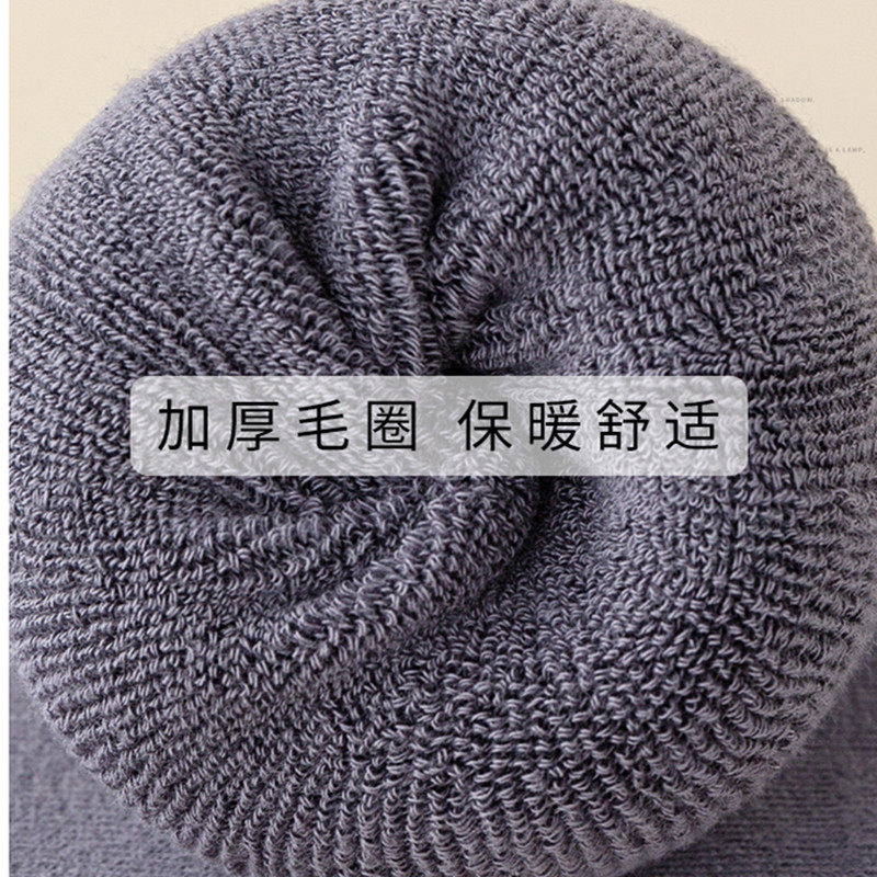 儿童秋冬季加厚护膝袜套女童加绒长筒袜过膝盖护套毛圈保暖护腿套