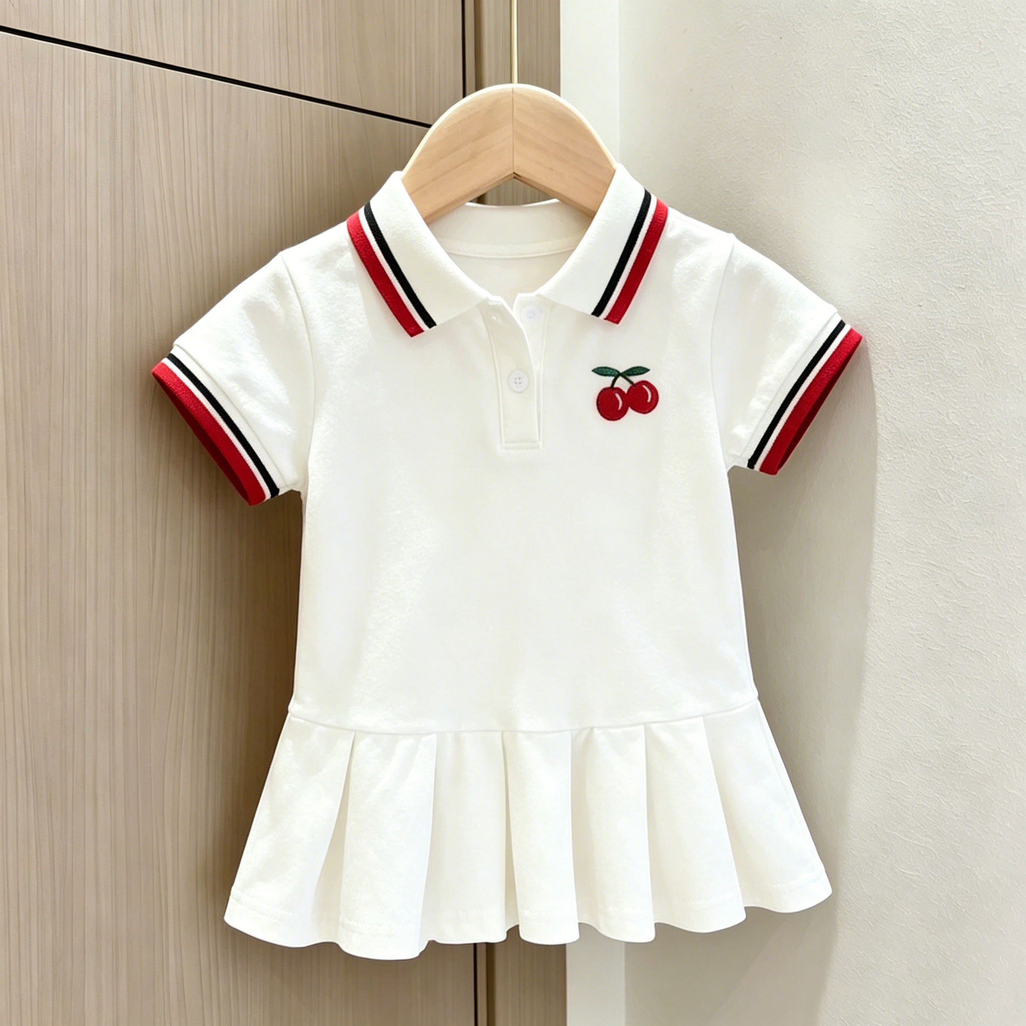 女童裙子夏季韩版短袖公主连衣裙