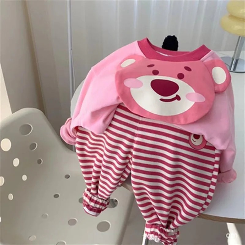 春秋季女童长袖套装2023新款儿童宝宝卫衣裤子休闲卡通时髦两件套,童装/婴儿装/亲子装,套装,淘宝优惠券,粉丝福利购,淘宝优惠卷