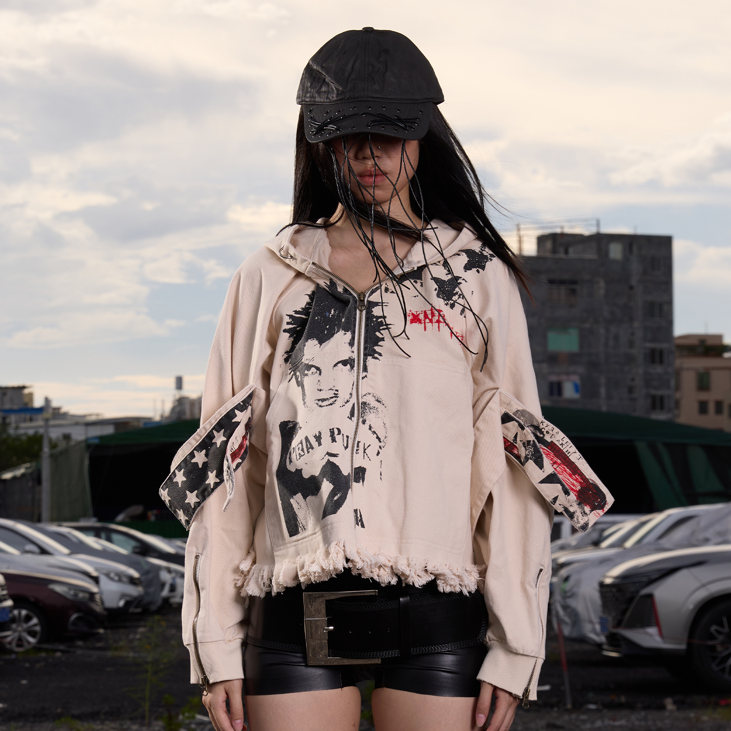 DreamBand2025AW女款拉链卫衣