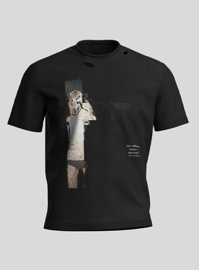 DreamBand『负片十字架』26SS原创·t恤男女通用复古款短袖街头