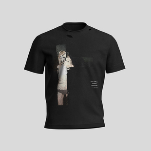 DreamBand『负片十字架』26SS原创·t恤男女通用复古款短袖街头