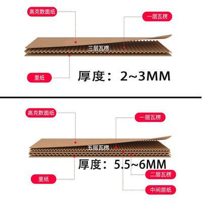 五层特硬纸箱长方形超大容量搬家物流亚马逊海运外贸出口周转箱子
