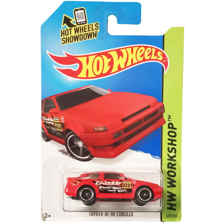 风火轮hotwheels 丰田ae86花冠赛车 稀有红色 toyota ae-86 239