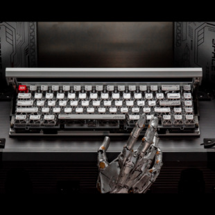 边界外设Hollow-太空前哨站金属键帽原厂高度CNC镂空铝合金键帽