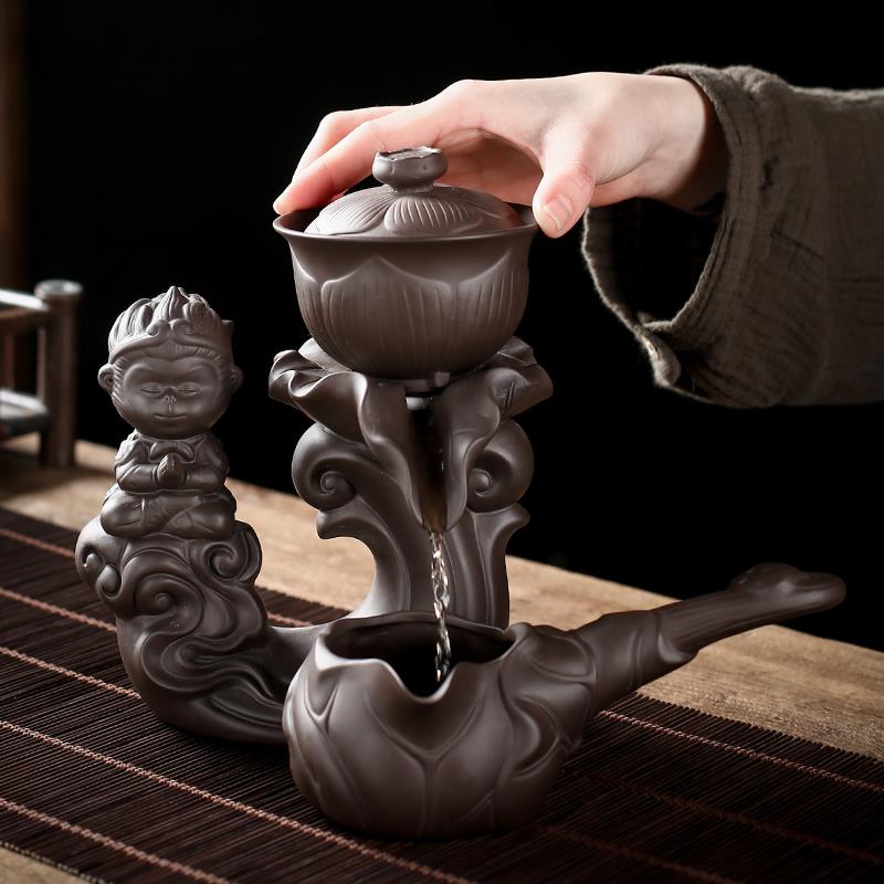 宇轩紫砂大圣茶漏创意茶滤茶隔泡茶过滤器防烫功夫半自动茶具茶道