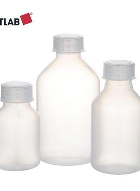 GL45塑料瓶标准口试剂瓶250/500/1000ml广口瓶PP取样瓶VITLAB进口