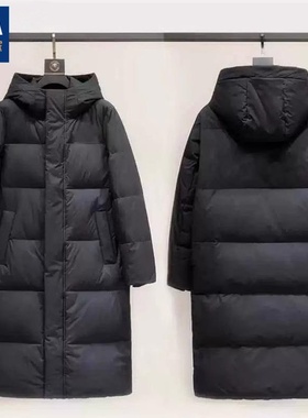 VISVIM BESSEL羽绒服男士冬季新款中长款过膝加厚大码连帽外套