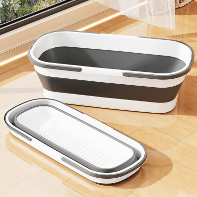 拖把桶2025新款家用长方形折叠拖地加厚塑料大单桶拖布洗车沥水盆