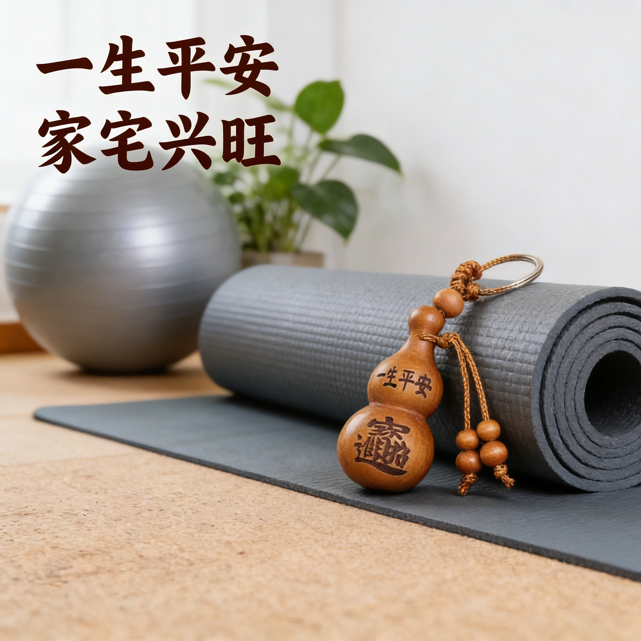 老桃木雕刻葫芦祝福礼品风水挂件