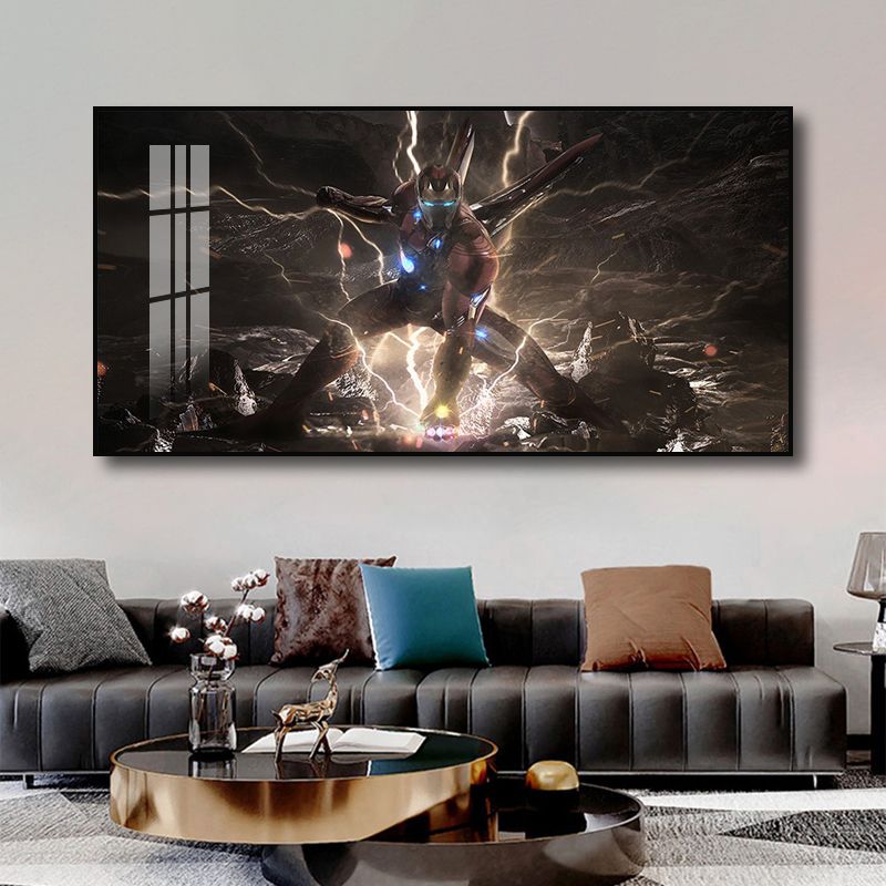 漫威影业大合照装饰画客厅沙发背景墙复仇者联盟挂画钢铁侠壁画