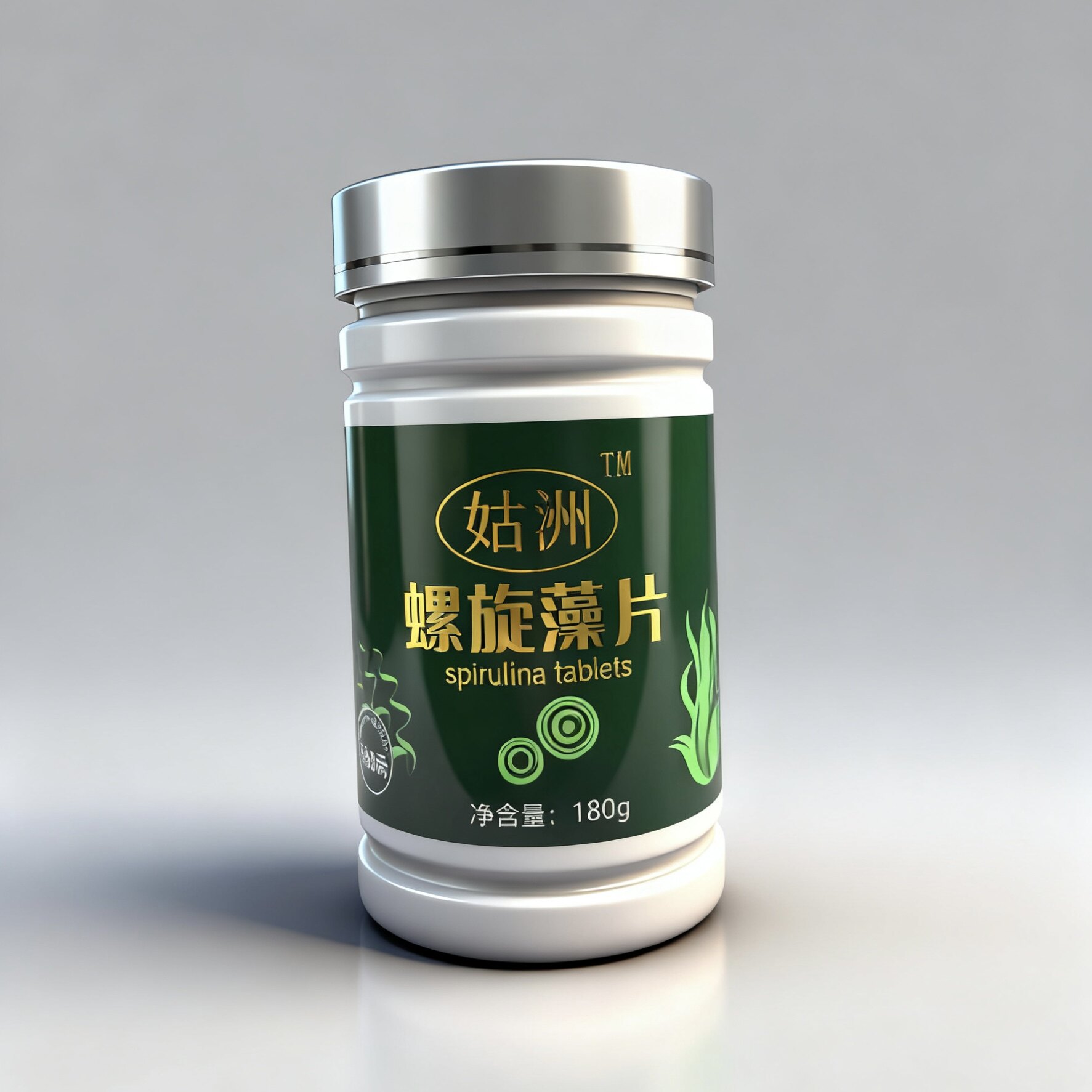 云南姑洲螺旋藻片硬质糖果压片原装实体720片依江春
