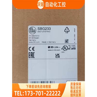 IFM SA4304 SBG233 SBY434 SD6050 易福门【议价】