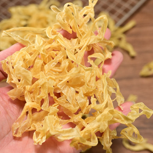 豆皮干货散装豆腐皮山东特产人造蛋白肉无盐粒豆制品油豆皮旗舰店