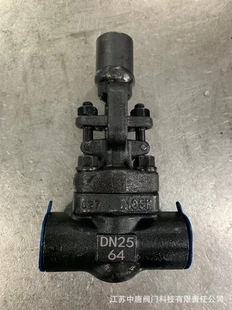 FDZ61H-64C高压带锁焊接闸阀 供暖用防盗闸阀 加密明杆闸阀 A105