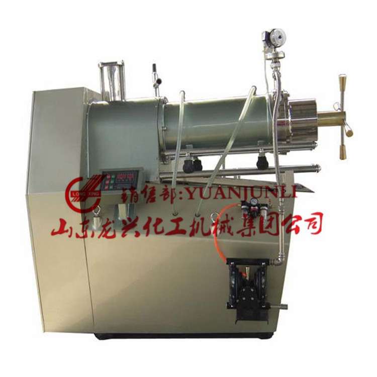 山东龙兴15Lnm卧式砂磨机|30l油漆色浆卧式砂磨机规格报价