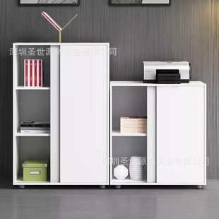 厂家直销文件柜趟门矮柜推拉门储物柜资料柜档案柜木质移门办公柜