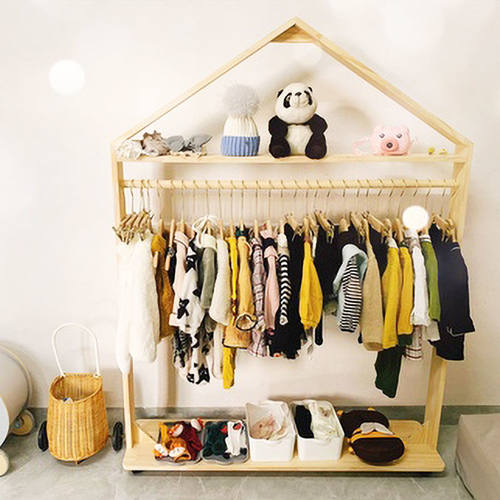 儿童衣架展示衣架小宠物衣服服装店晾晒猫咪小狗家用挂衣架架子