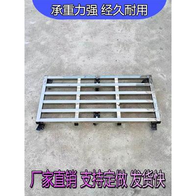 不锈钢储物底架长方形花盆底座带万向轮托底增高架子移动鱼缸底盘