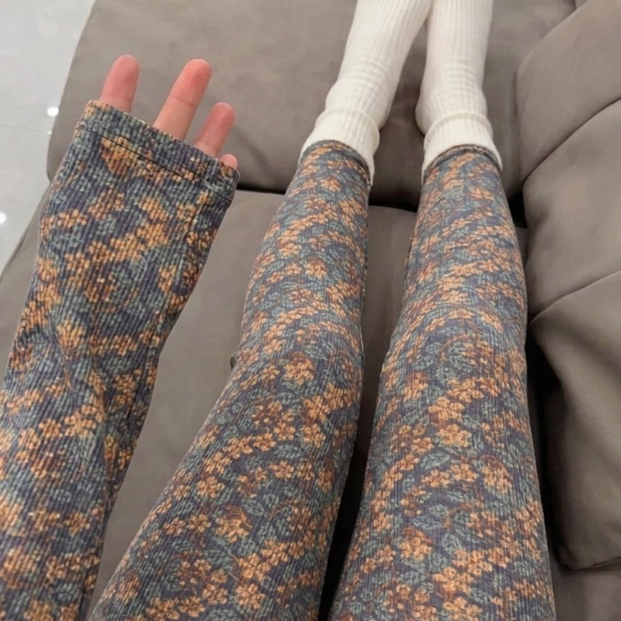 德绒保暖内衣秋裤女套装加