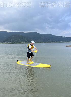 划水上板漂充气桨板板水站立式冲浪板直立板流sup船80585竞速滑水