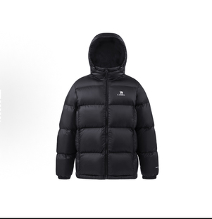 骆驼羽绒服 连帽保暖防寒羽绒服休闲百搭青春校园面包服 男款女款