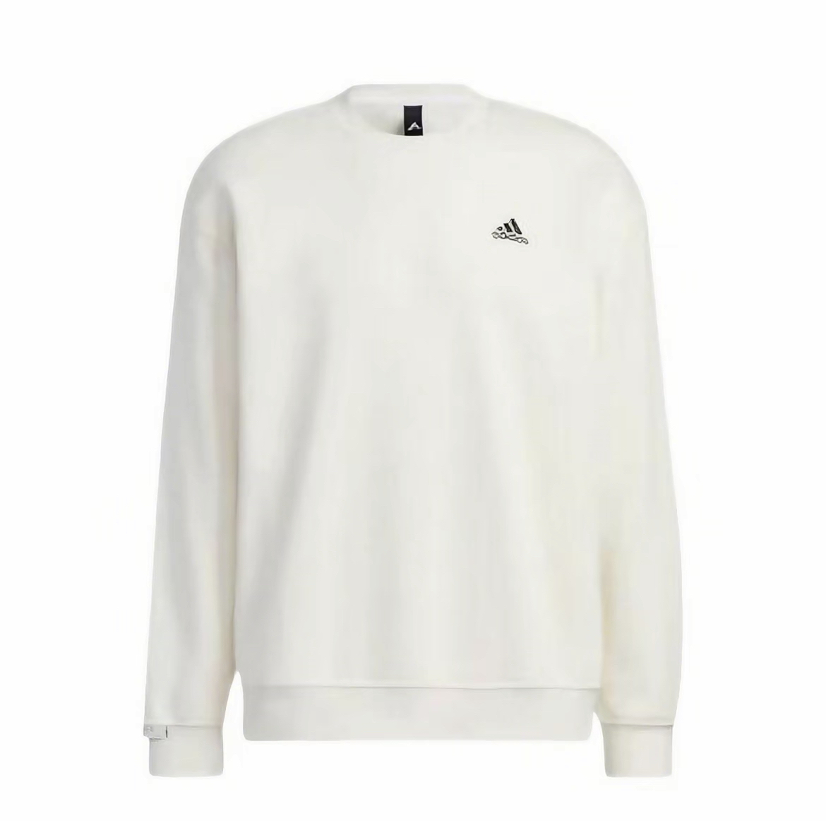 阿迪达斯 运动休闲 圆领卫衣针织套头衫 青春校园男女同款情侣款