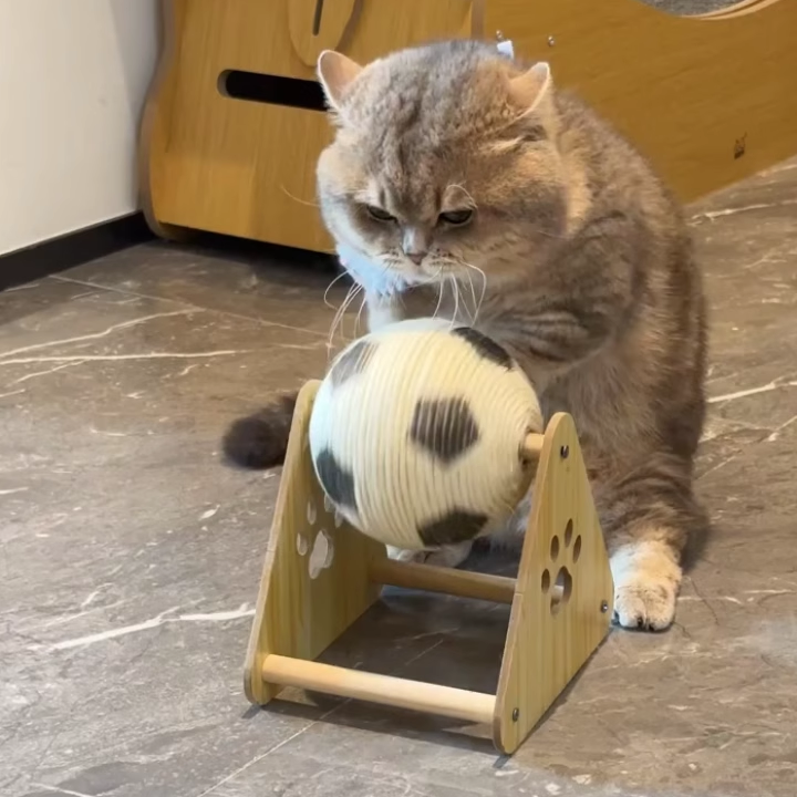 猫抓球滚轮新型耐磨剑麻不掉屑