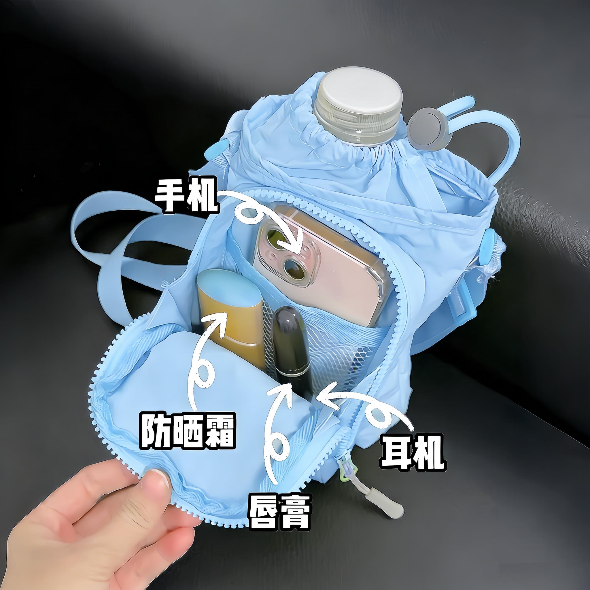 上班通勤手机包女斜挎2026新款外出户外骑行运动水杯收纳斜挎包包