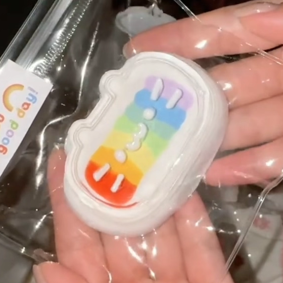 多巴胺彩虹小猫捏捏乐解压玩具