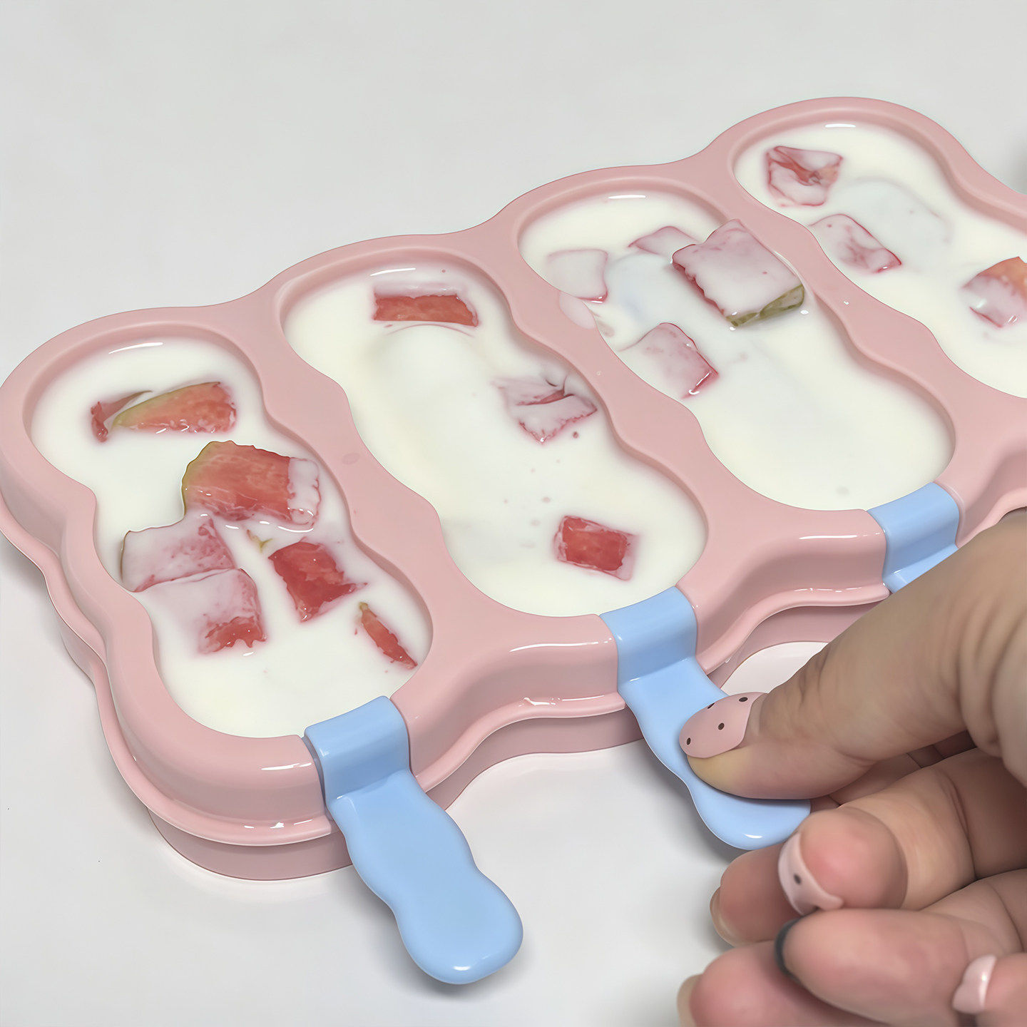 冰块棒食品级冰棒日式软夏季模具磨具制冰雪糕盒奶酪硅胶家用自制