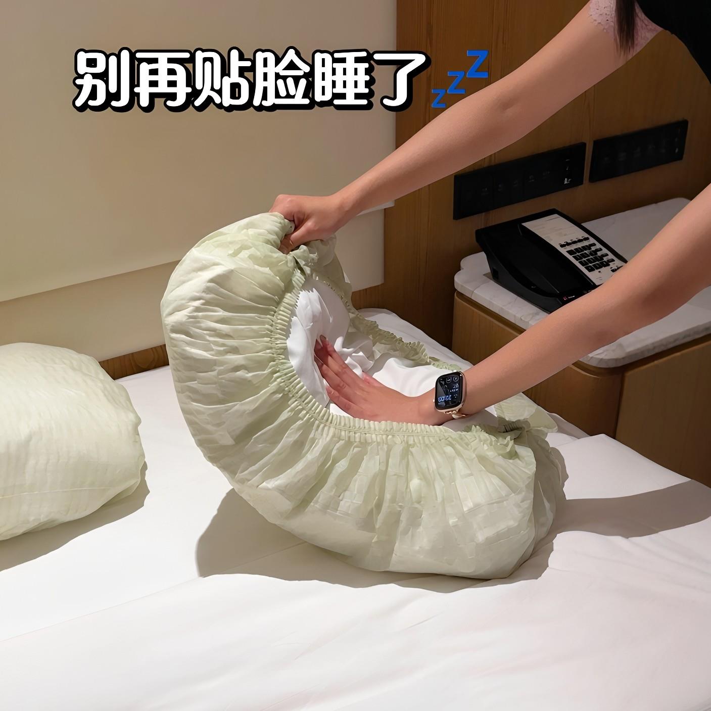 【旅行好物】旅行一次性枕套酒店枕巾旅游火车卧铺加厚隔脏枕头套