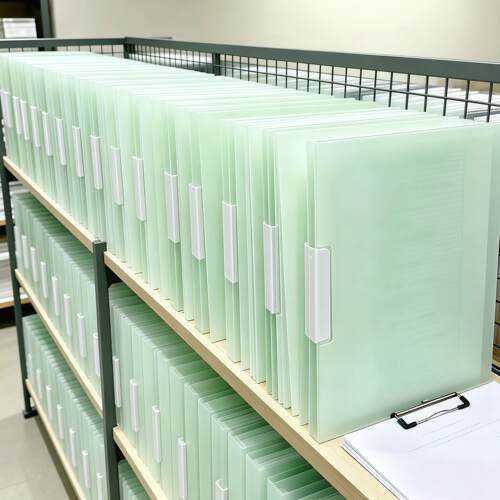 多巴胺a4文件夹考研试卷资料收纳夹透明翻页初中生侧开插页拉杆夹