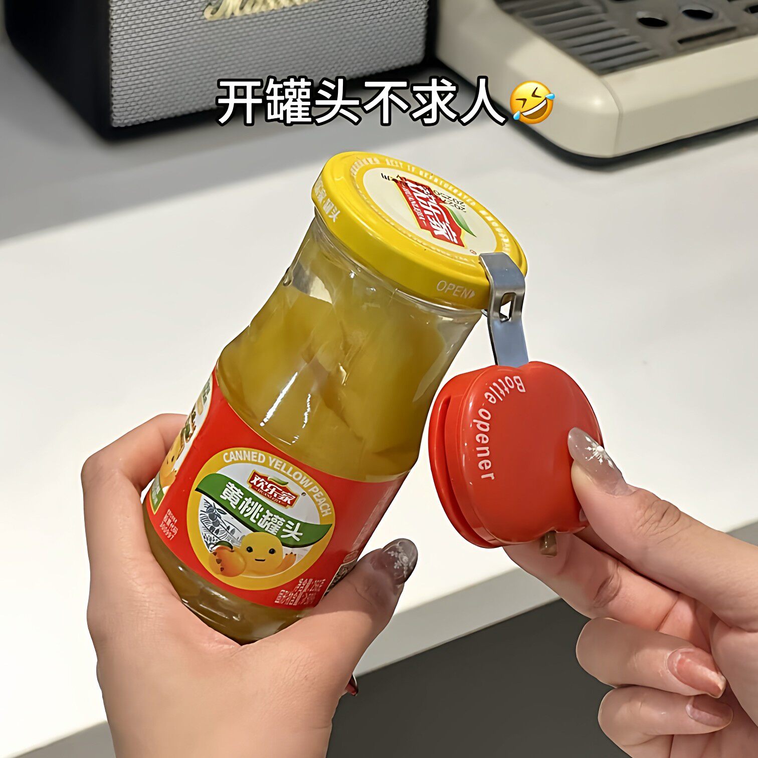 苹果开瓶器子拧盖起口服液神器开啤酒起瓶器家用多功能冰箱贴瓶盖