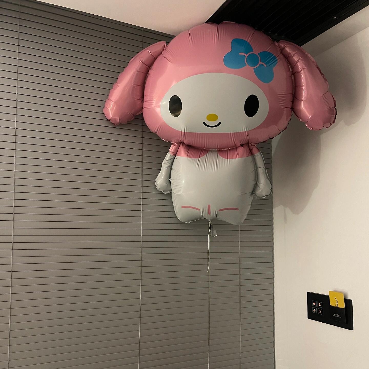 小兔乐蒂气球大号铝膜球卡通可爱少女心儿童玩具商场夜市摆摊