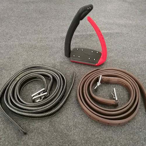 833（有儿童码）超纤脚蹬蹬带 骑马蹬带 英式马术蹬带