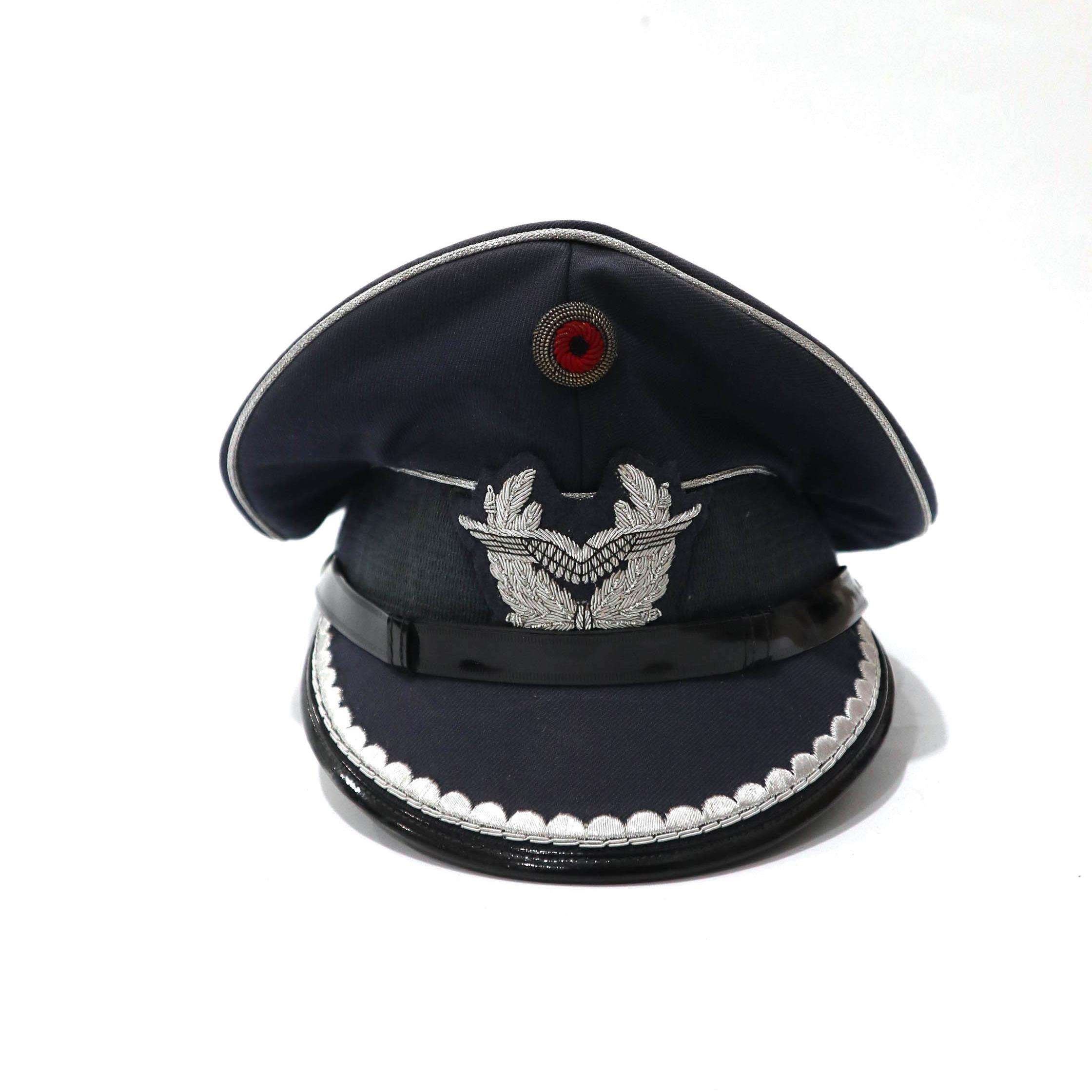 羽亭西德原品大檐帽空59头大码围蓝色制服cos重演收藏魏玛普尉官