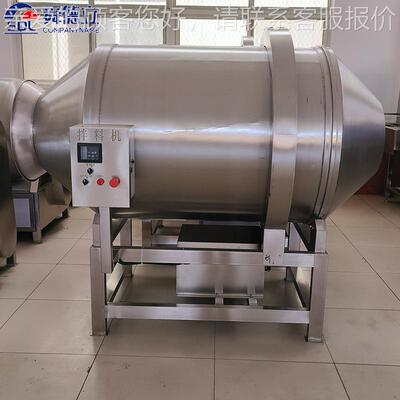 锈料钢滚筒搅机休闲食品调拌味拌料机糙米不卷裹粉设备SSH自动出