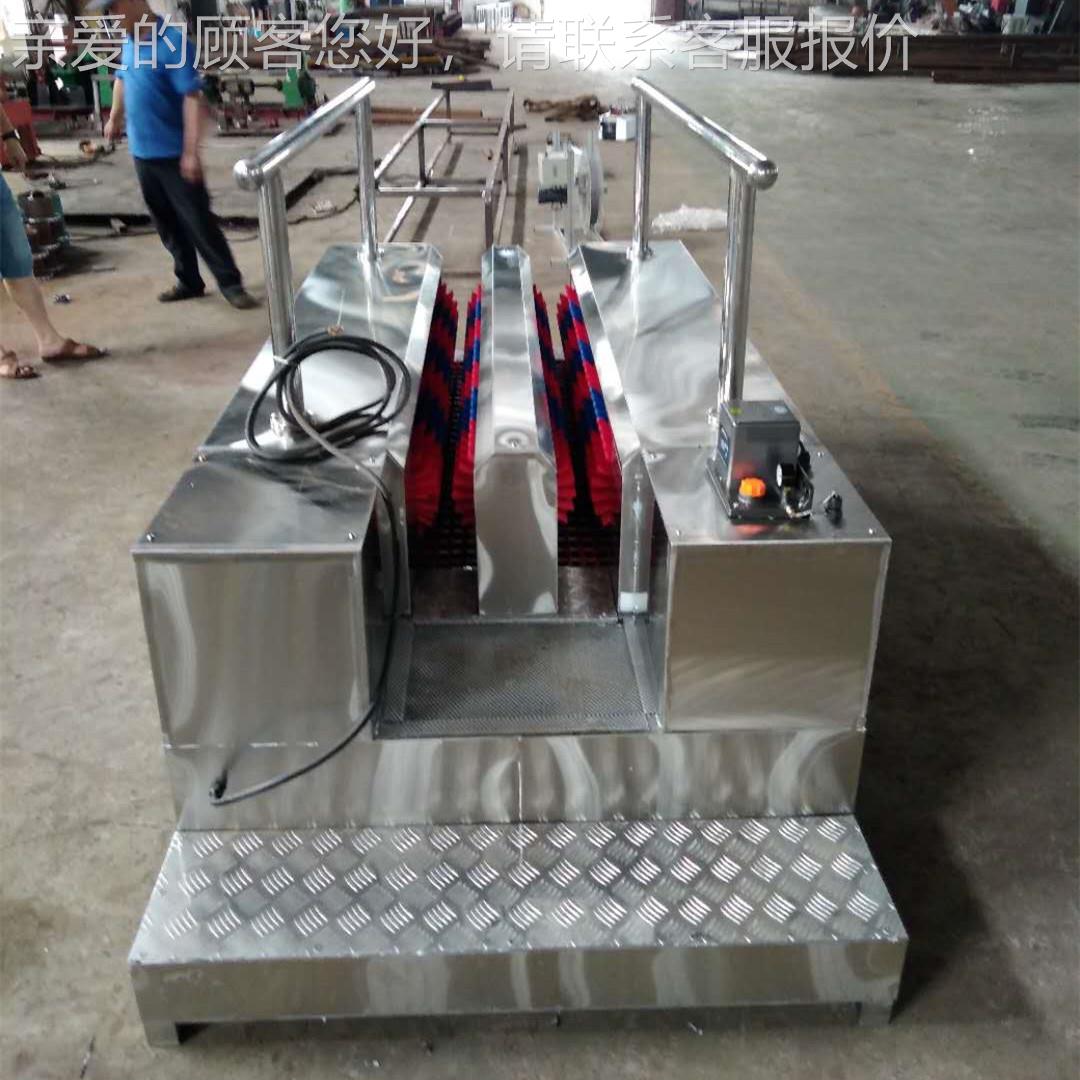 煤矿单口通道洗靴感机 无XC-1200动机力洗鞋 全自动自动应井洗靴