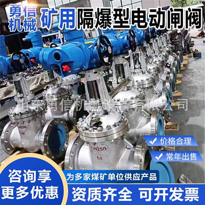矿用隔爆型电动闸阀ZJ941W-16P-DN350排水闸阀MZ941H电动闸阀