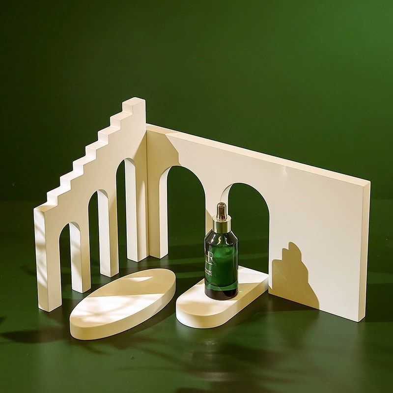 拍照道具立体几何空间摄影场景小楼台阶梯彩妆化妆品布置摆件定制