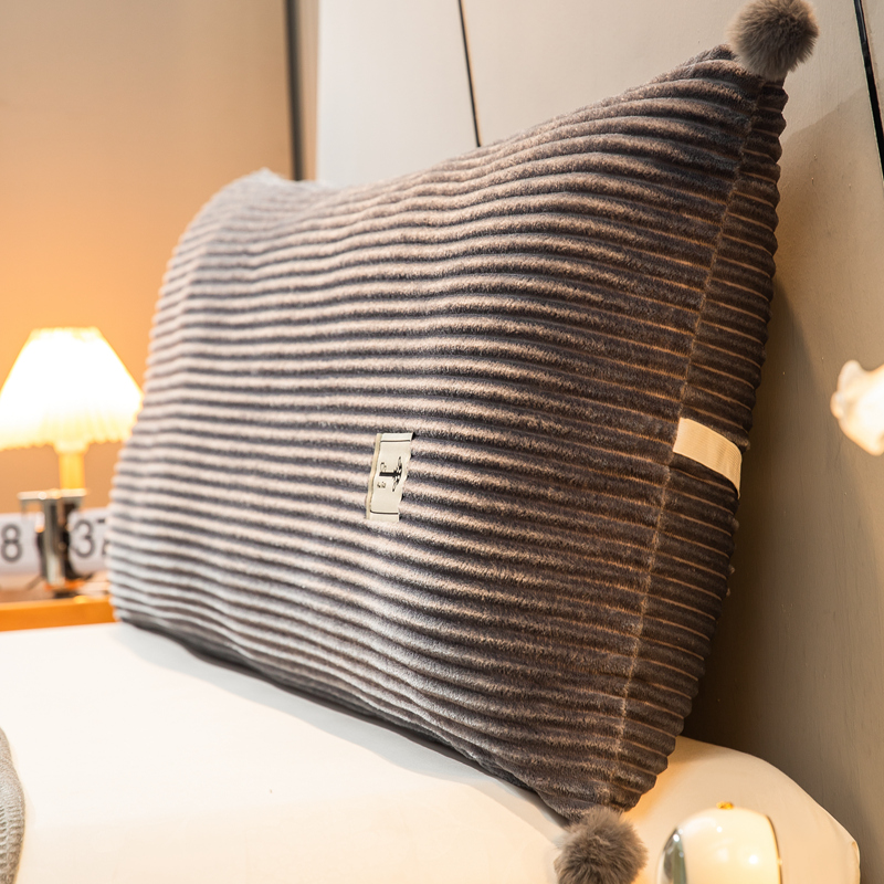 深灰 靠枕床头防撞婴儿软包202C2新款靠背床上靠垫高级感榻榻米