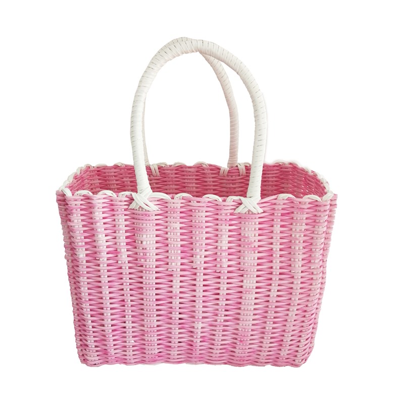 洗澡篮塑料购物篮手编菜篮子储物篮采摘蓝收纳篮水果蔬菜篮鸡蛋筐