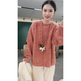 穿搭针织衫 保暖370克起100%山羊绒冬季 徐淼淼新款 NH1560 闻沅