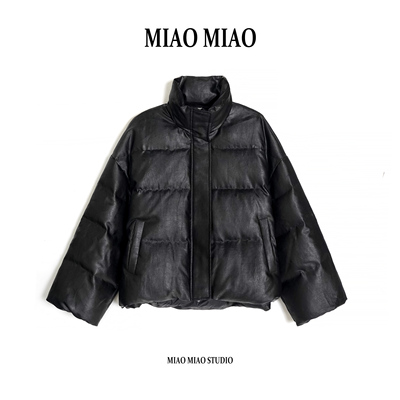 【绮茵】徐淼淼秋冬国风老料皮子缎龟纹非遗香云纱95鹅绒服XC3773