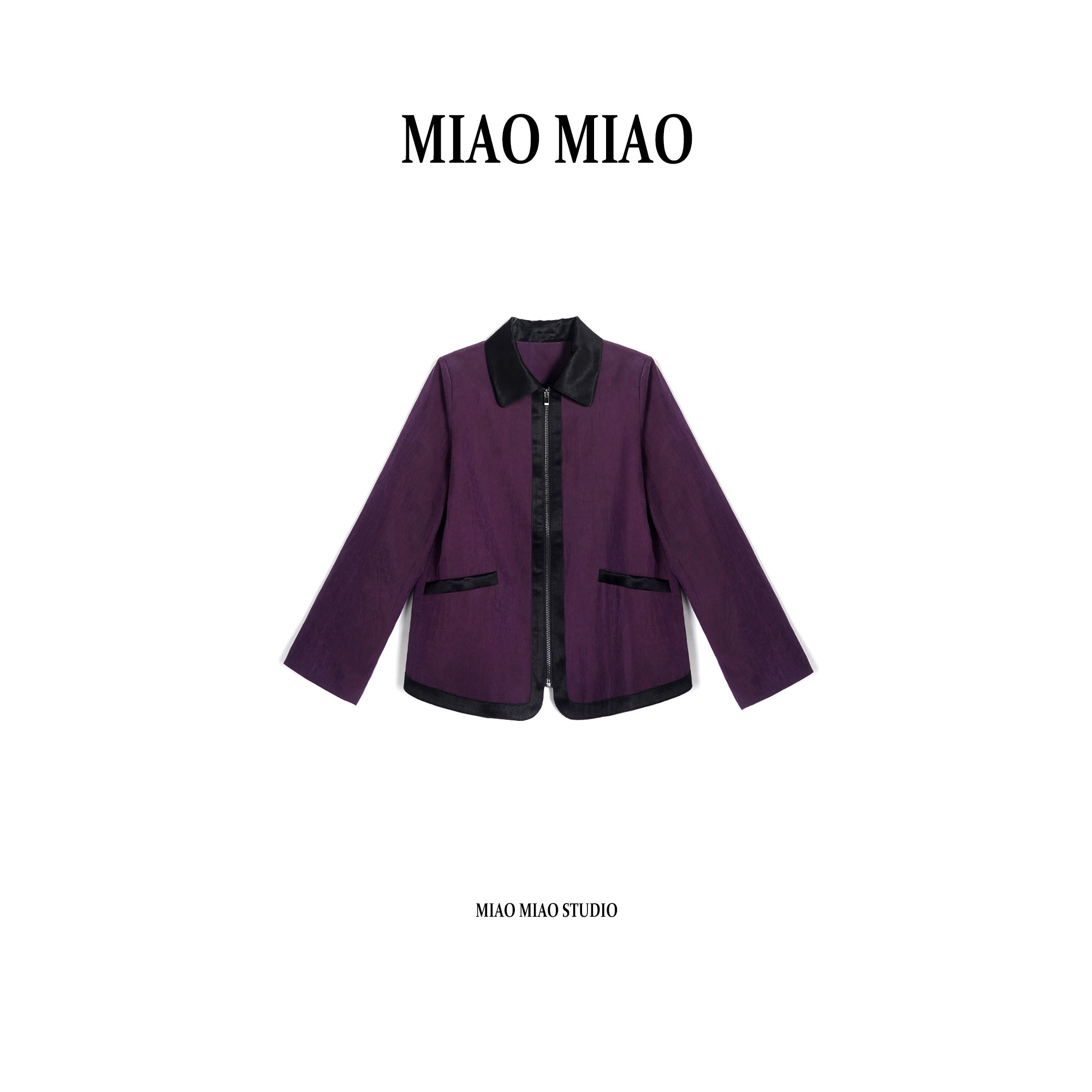 【姝禾】徐淼淼国风非遗彩龟香云纱新中式桑蚕丝上衣外套R1849