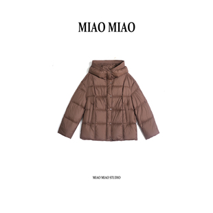 厚款 徐淼淼保暖波兰进口95白鹅绒时尚 连帽鹅绒服BF1825 千岚